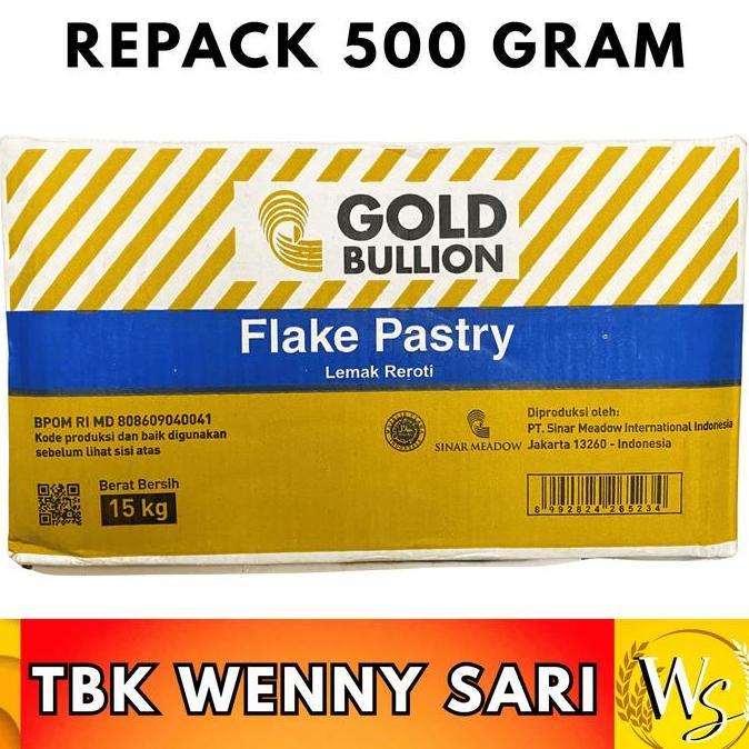 Runmilk- Flake Pastry / Korsvet Repack 500 Gram Croissant Danish Puff Pastry