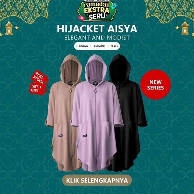 New Launching Hijacket Aisya | Outer Wanita Muslimah Panjang Untuk Gamis | Kekinian | Kondangan