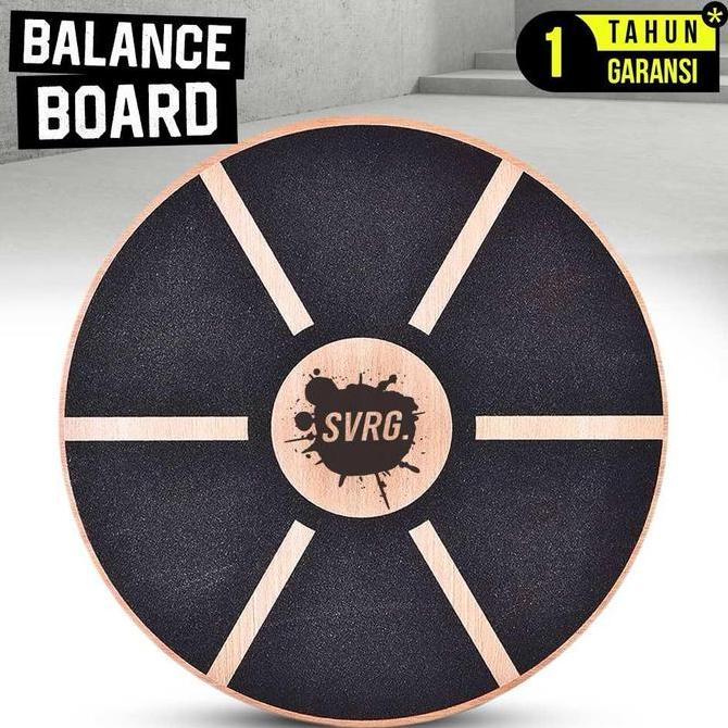 DISKON SPESIAL - SVRG Balance Board - Wobble Board - Papan Latihan Keseimbangan - Gym