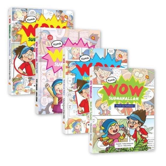 TERMURAH - Komik Wow Subhanallah Buku Cerita Anak Bergambar Tentang Bumi dan Luar Angkasa - Hewan da