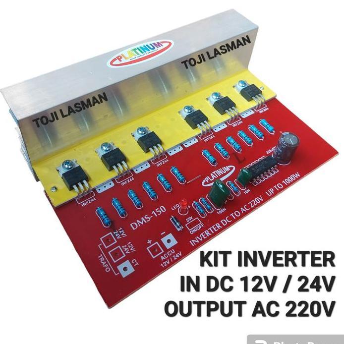 kit pcb inverter dc 12v 24v to ac 220v 12 24 220 v volt ac dc inverter