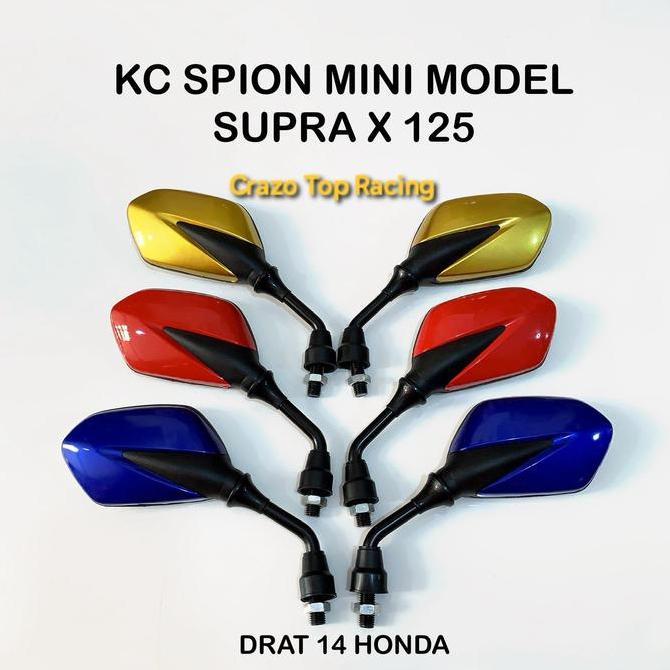 Spion Kaca Spion Variasi Warna Supra X 125/Supra Fit New/Blade/Revo Fi