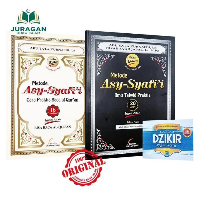 Promo Paket Metode Asy-Syafii Iqra & Tajwid Bonus Dzikir Pagi Souvenir - Pis Cod