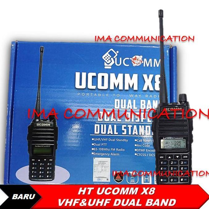 HT UCOMM X8 DUAL BAND Bukan BAOFENG - BERLIN - WEIRWEI UV82