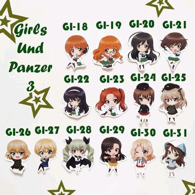 Ready Sticker Anime Girls und Panzer 3 Merchandise