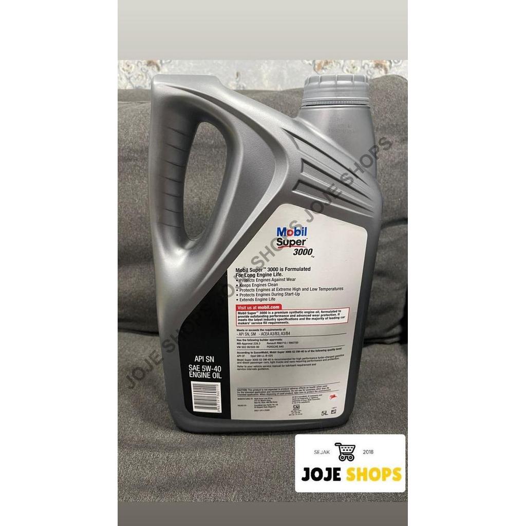 Oli Mobil Super 3000 5W 40 5W-40 Original Galon - 5L / 5 L / 5Liter