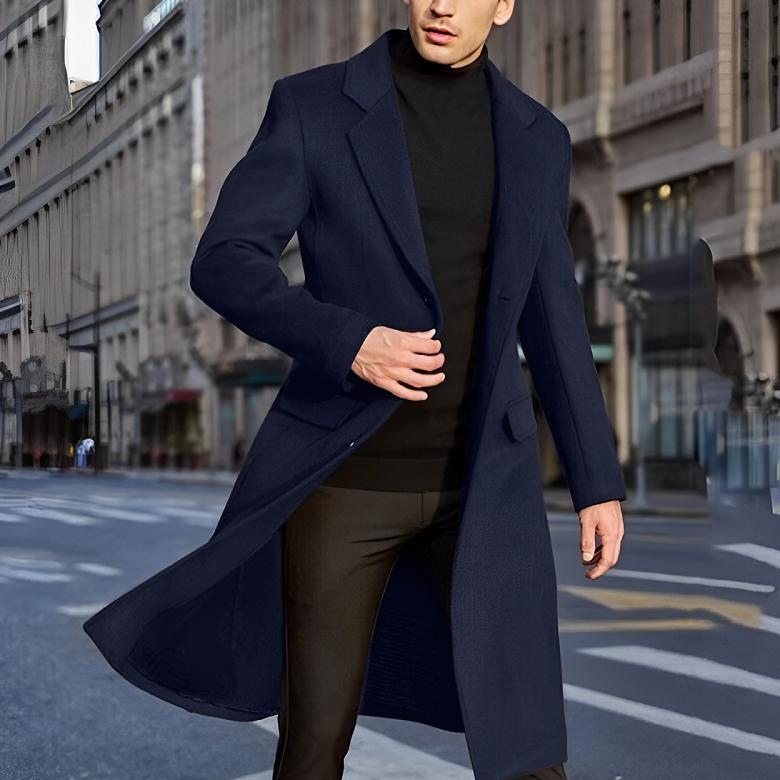 ORIGINAL PREMIUM Jas blazer jubah panjang pria/long coat pria/katun flecee jaket jubah pria keren