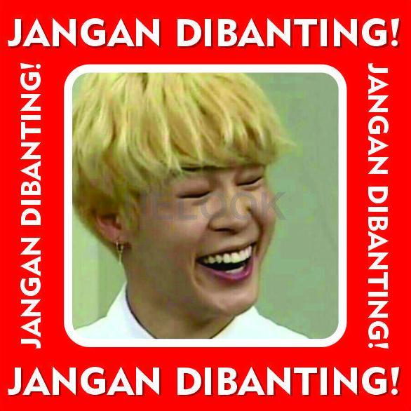 Ready STIKER FRAGILE JANGAN DIBANTING BTS ver2