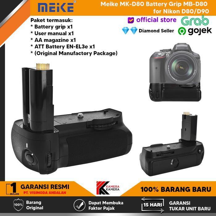 Meike Mk-D80 Battery Grip Mb-D80 For Nikon D80/D90 New
