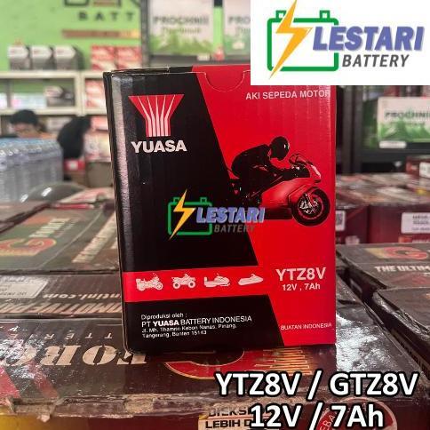 NEW Aki Motor Kering Yuasa YTZ8-V / YTZ8V / YTZ 8V / GTZ8V