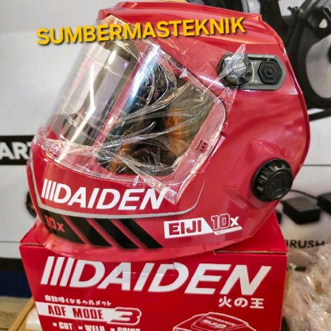 KEDOK LAS OTOMATIS DAIDEN EIJI 10 X TOPENG LAS HELMET AUTODARK DAIDEN EIJI 10X