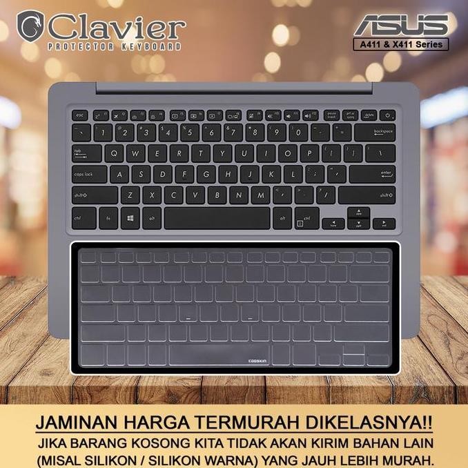 Keyboard Protector Cover Asus A411 A411U A411UF X411 X411U X411UF Sili
