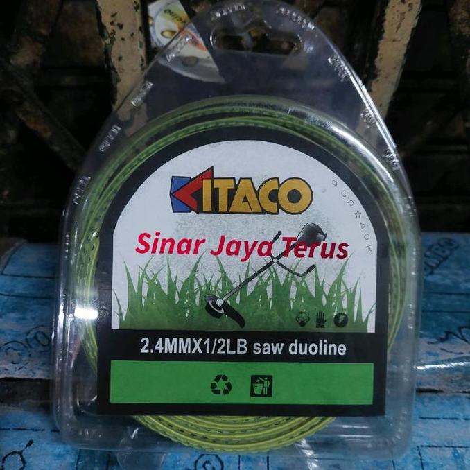 senar potong rumput bergerigi _ senar potong  rumput super tajam