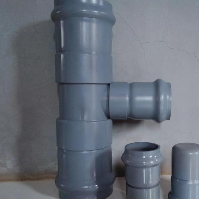 fitting PVC Tee RRJ 6 x 3