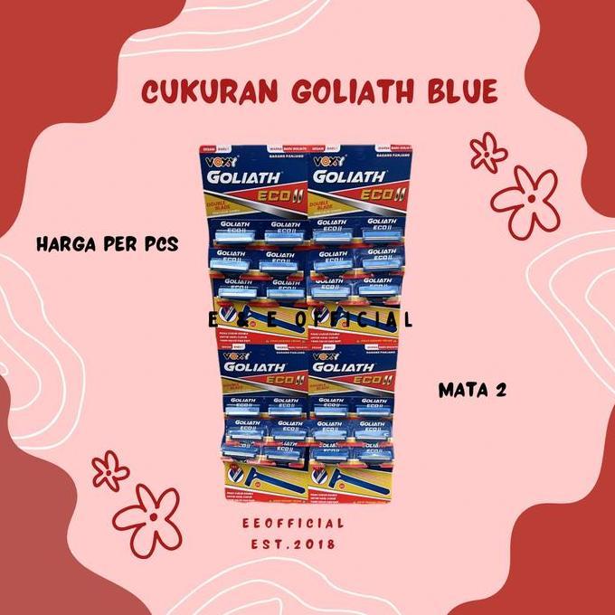 [ 1 PCS ] CUKURAN GOLIATH BLUE MATA 2 / CUKURAN BIRU GOLIATH / CUKURAN JENGGOT / CUKURAN KUMIS