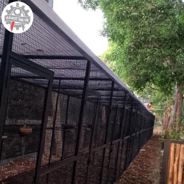 Kandang Burung Koloni Aviary Besi Anti Karat Besar murah