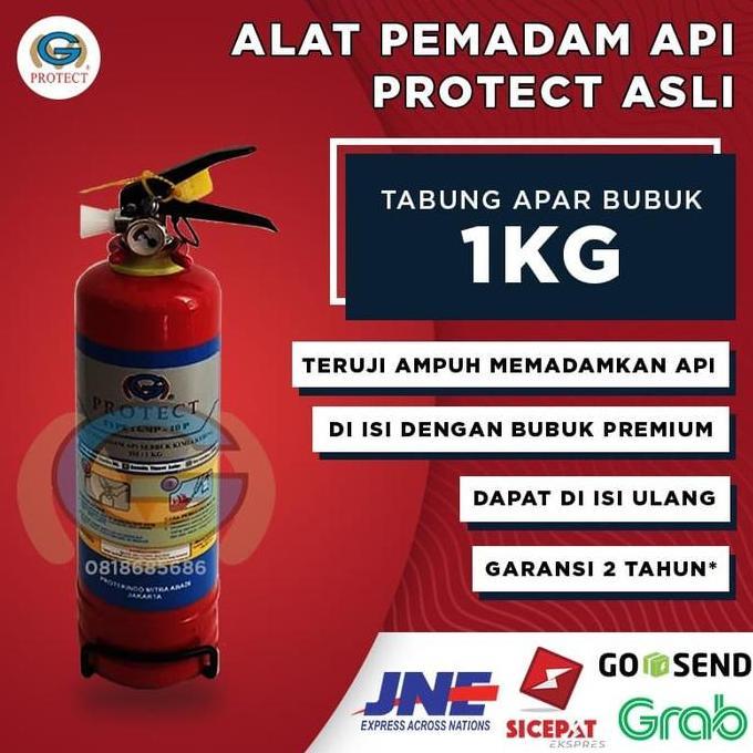 APAR 1 kg PROTECT Powder / APAR Mobil / APAR 1kg / Alat Pemadam
