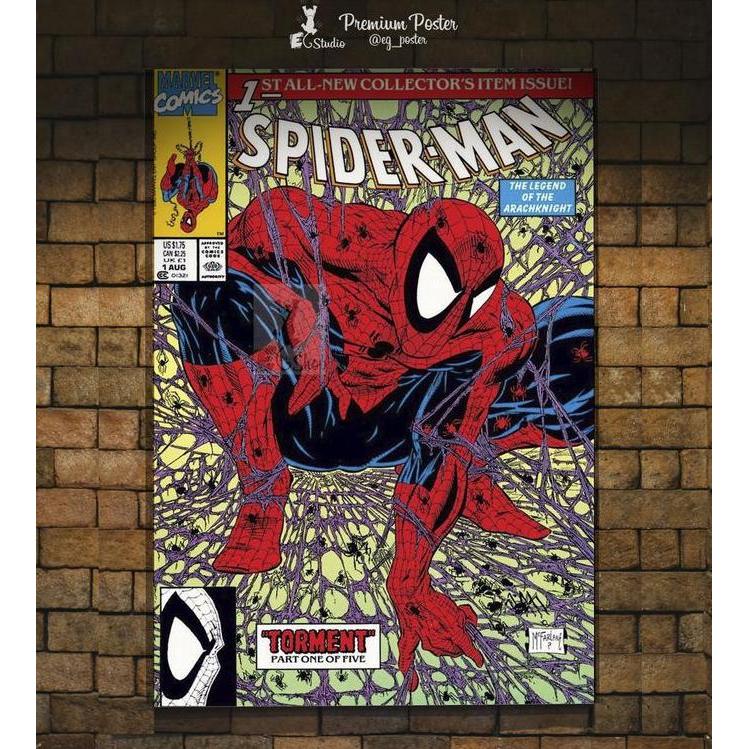 Poster Spider-Man Comic Cover - Poster Spider-Man