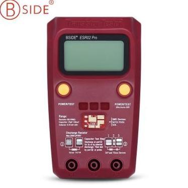 BSIDE ESR02 PRO DIGITAL TRANSISTOR TESTER CHIP COMPONENT METER