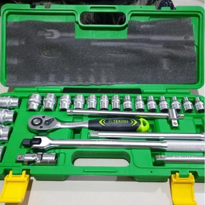 KUNCI SOK TEKIRO 24PCS 8 - 32 HAND SOCKET SET TEKIRO 24 PCS 8-32MM