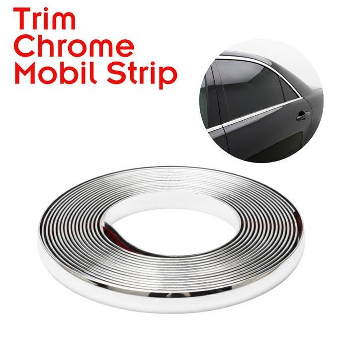 HIGH QUALITY STRIP CHROME MOBIL 12 METER | LIS KROM | LIS CHROME | DEKORASI MOBIL INTERIOR EKSTERIOR
