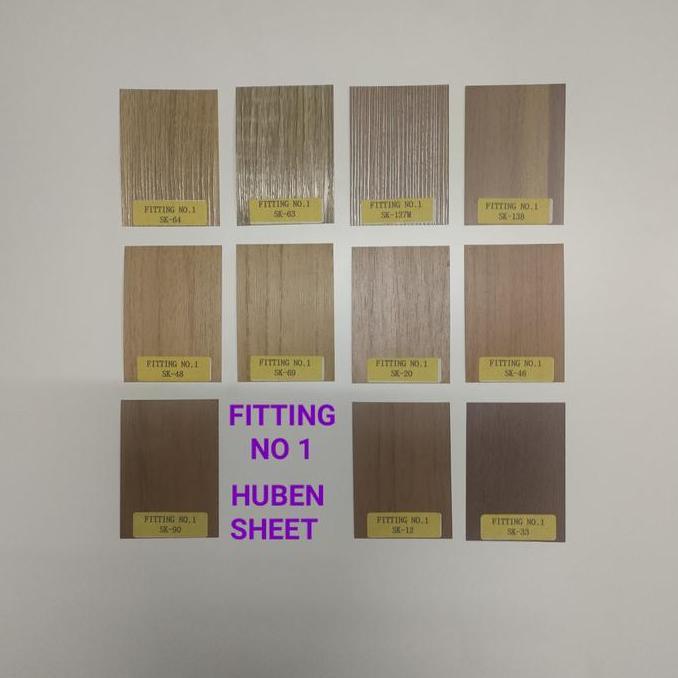 PVC SHEET TEBAL 0,3 WARNA URAT KAYU SEDANG TACO SHEET DECO HUBEN SHEET