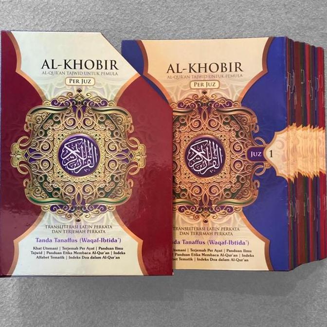 alquran khobir per juz a4 besar Terjemah Transliterasi Perkata TU