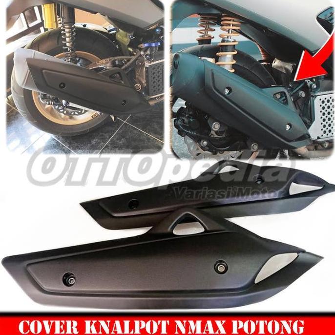 COVER TAMENG TUTUP KENALPOT KNALPOT N MAX NMAX OLD NMAX NEW AEROX NEW CONNECTED MODEL ORI YAMAHA POT