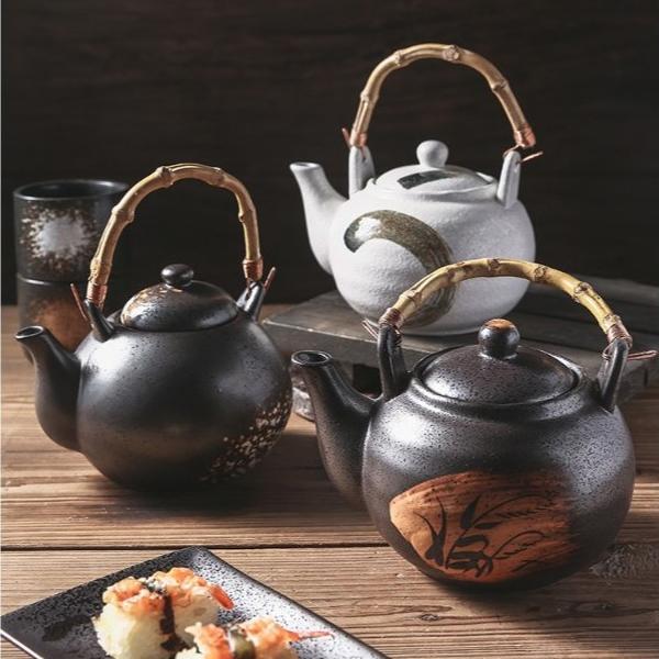 teko air besar keramik elegant tahan panas galaxy series mewah microwave safe/ teko saji teh cocok u