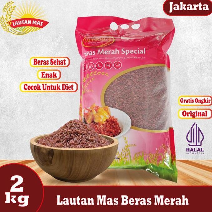 LAUTAN MAS BERAS MERAH 2KG