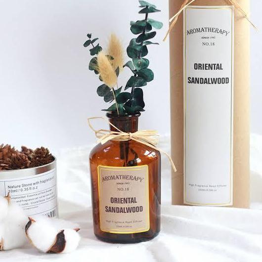 botol kaca reed diffuser 50ml Amber