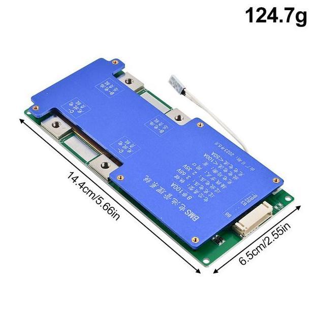 bms lifepo4 3.2v bms 4s 12v 8s 24v 100a baterai protector lithium BMS