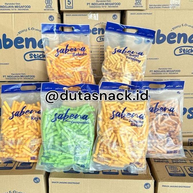 1 karton snack SABENA NEW ISI 6 karung 1kg MIX rasa ( NEW )