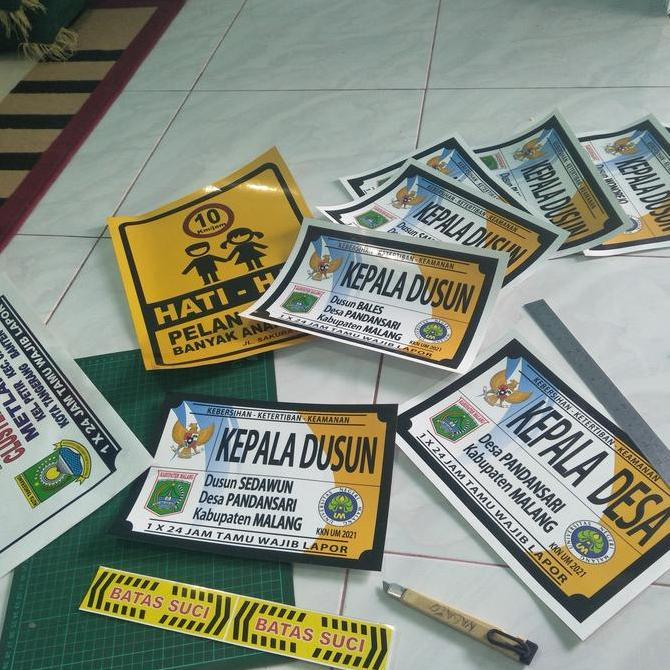 BINGKAI RT RW PLAT RUMAH