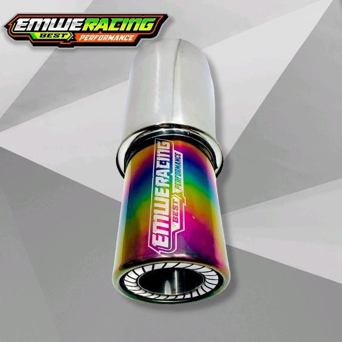 KNALPOT MOBIL EMWE RACING GRONEL SEDET PELANGI FULL STENLIS NGEBAS ADEM BULET EMPUK GAHAR BASS INLET