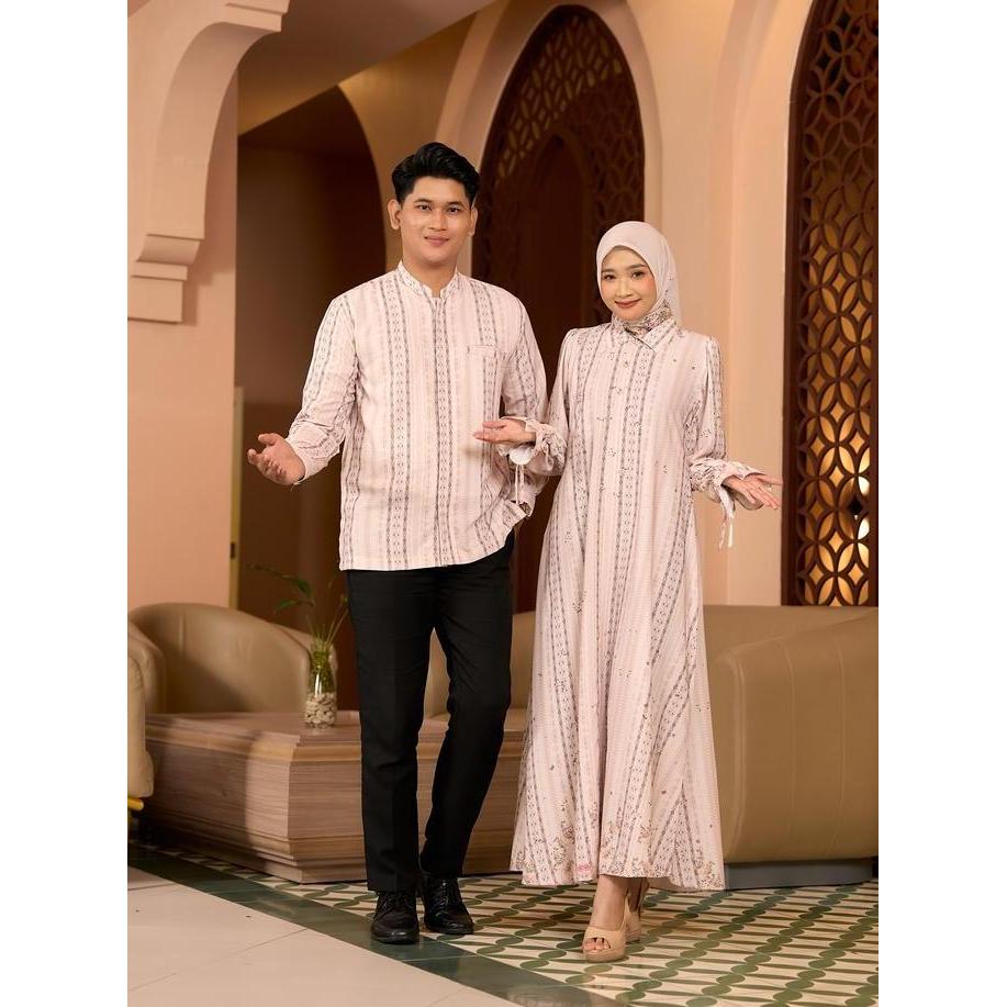 Kamila Sarimbit Keluarga (DIKIRIM SETELAH LEBARAN) - Dress Family Set Couple Set Printing