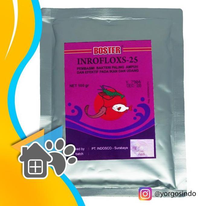 Boster Inrofloxs 25 Antibiotik Ikan Enrofloxacin