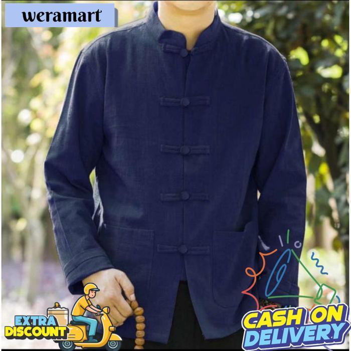 Kkm Koko Cheongsam Baju Pria Lengan Panjang Update Modern Terbaru