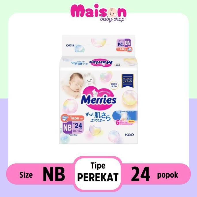 Merries Newborn Tape Newborn 24 NB24 NB 24 diapers popok bayi lahir