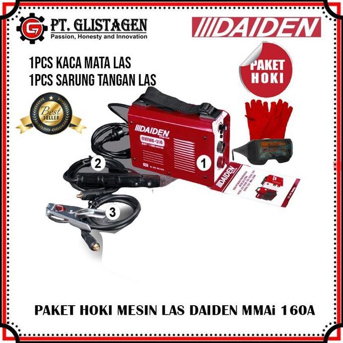 Promo Mesin Las Listrik Welding Inverter Travo Trafo Las Mmai 160 Daiden Cod