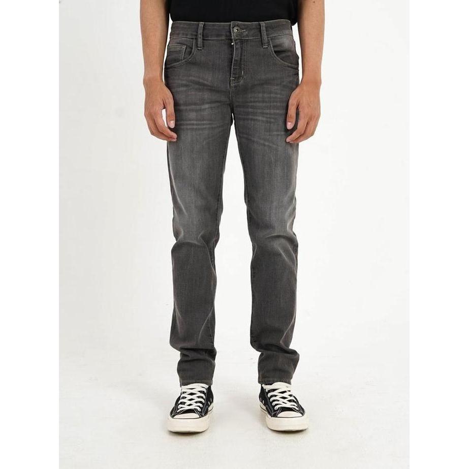 3Second Celana Panjang Pria Skinny Jeans Fit Wash Denim Shaw OL-C011124