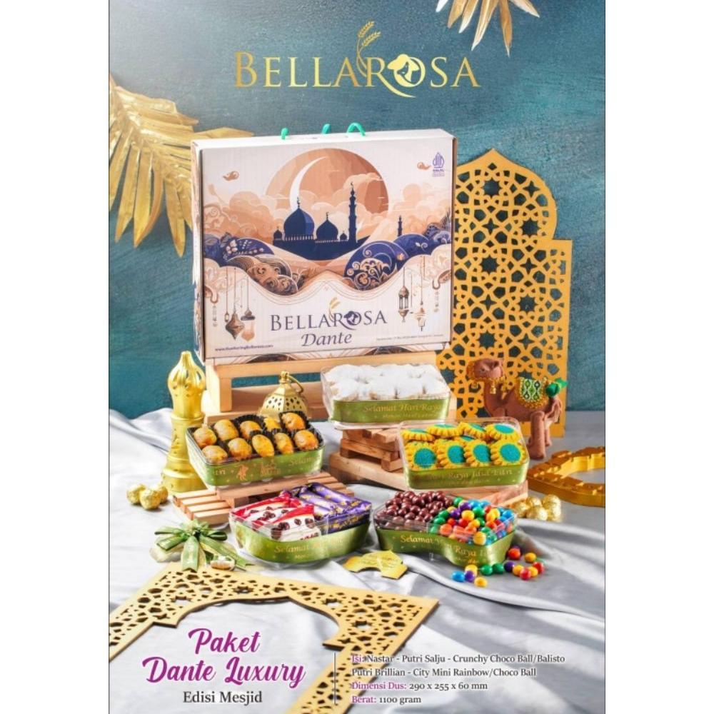 VIRELA PAKET HAMPERS LEBARAN BELLAROSA SET KUE LEBARAN KUE KERING COKLAT PARCEL / BELLAROSA PAKET KU