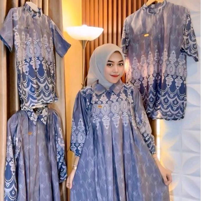 ALESHA FAMILY SET RAYA SERIES SILK PRWMIUM SARIMBIT 2025