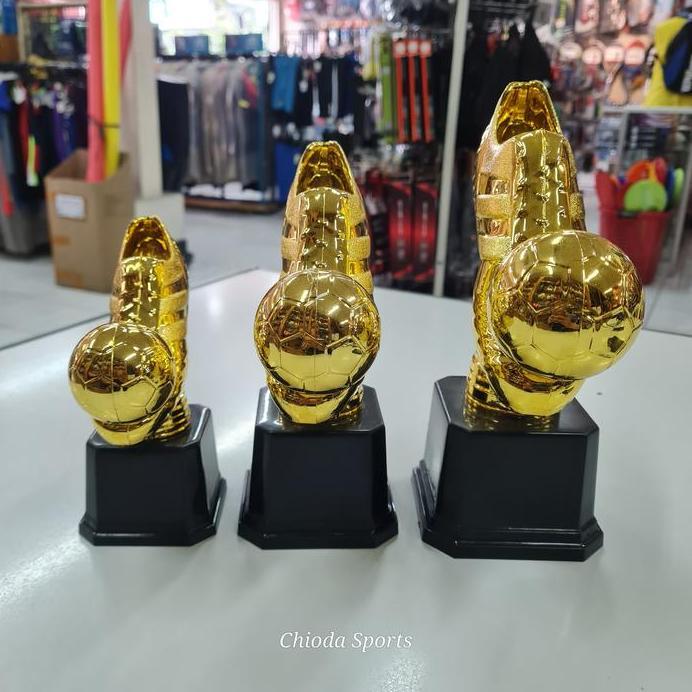 Piala Thropy Trophy Trofi Medali Top Skor Scorer Sepatu Emas Golden Foot JZ2227 isi 3