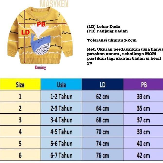CLEARANCE SALE - Masyken WHALE -  atasan Kaos Anak Sweater - Usia 1 - 7 Tahun Fashion