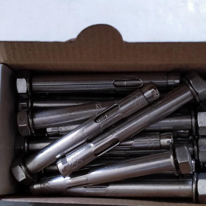 Dynabolt Stainless SS316 M12x130 / Dinabolt M12 /Anchor Bolt 13CM