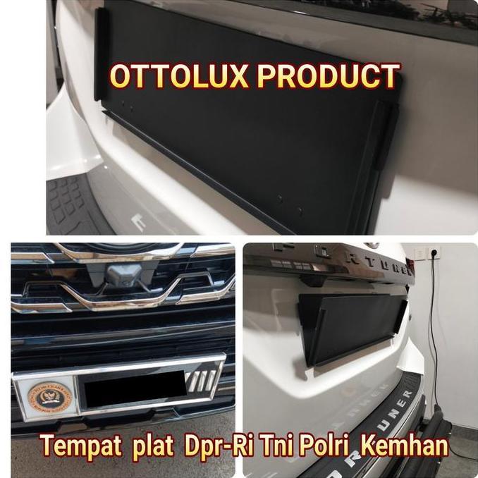Tempat plat nomor Samsat dan Plat dinas Dprri Polri TNI huruf Timbul