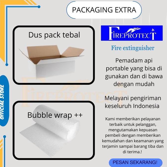 Ready FIRE PROTECT Apar Pemadam Api AF11 Clean Agent 6kg Non-Halon Ramah Lingkungan Cocok untuk Ruma