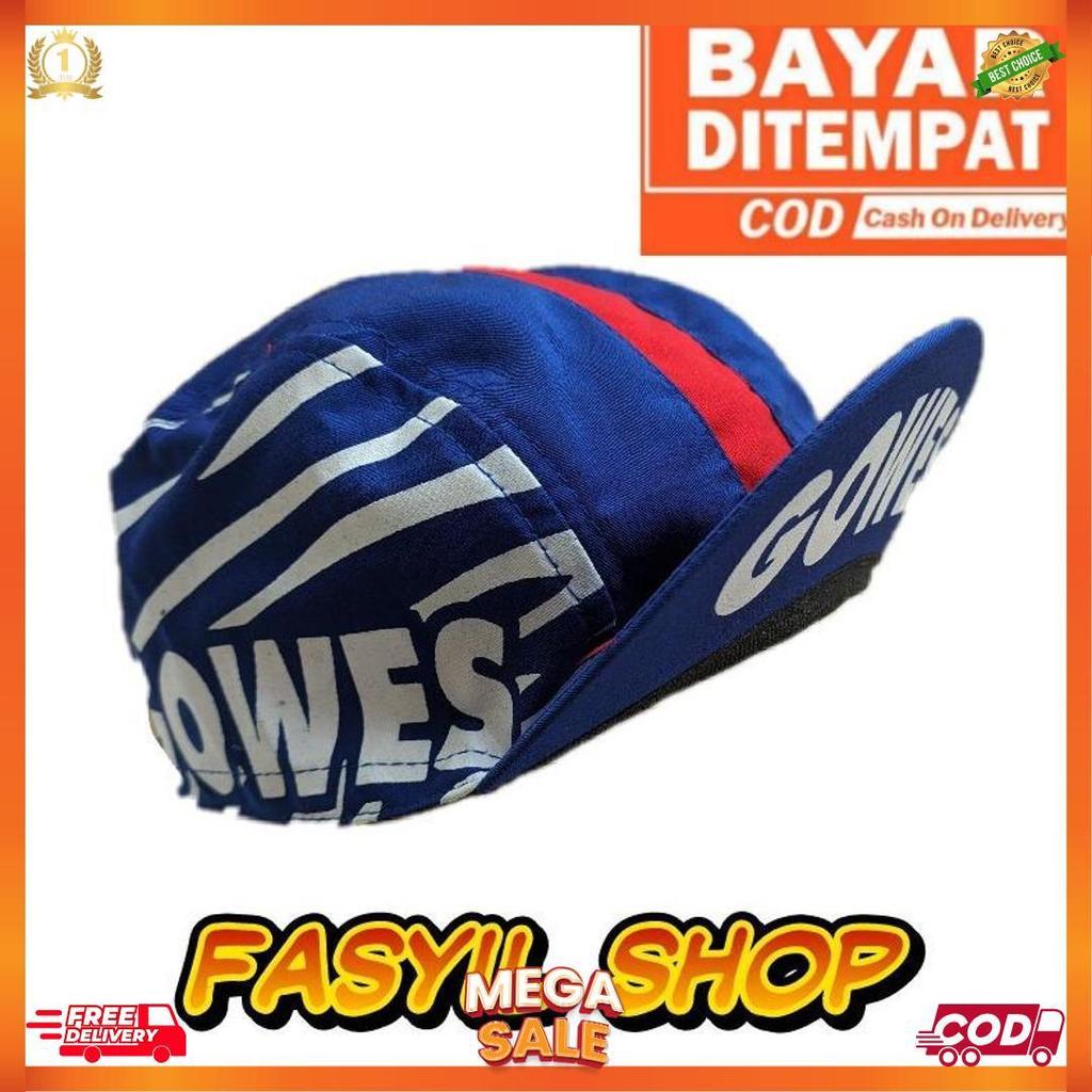 Topi Sepeda/Topi Gowes/Topi Main/Topi Gaul-Gowes Biru [K2]