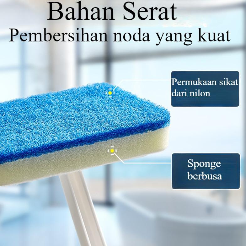 BESTPROMO Pembersih Kamar Mandi Serbaguna Pembersih Lantai Kamar Mandi Sikat Kamar Mandi Gagang Panj